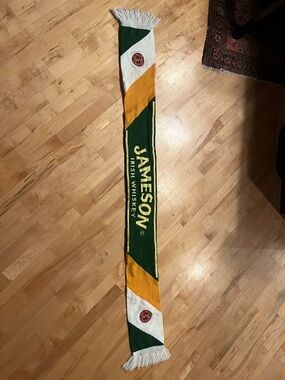 Jameson Irish Whiskey Green & Gold Branded Scarf